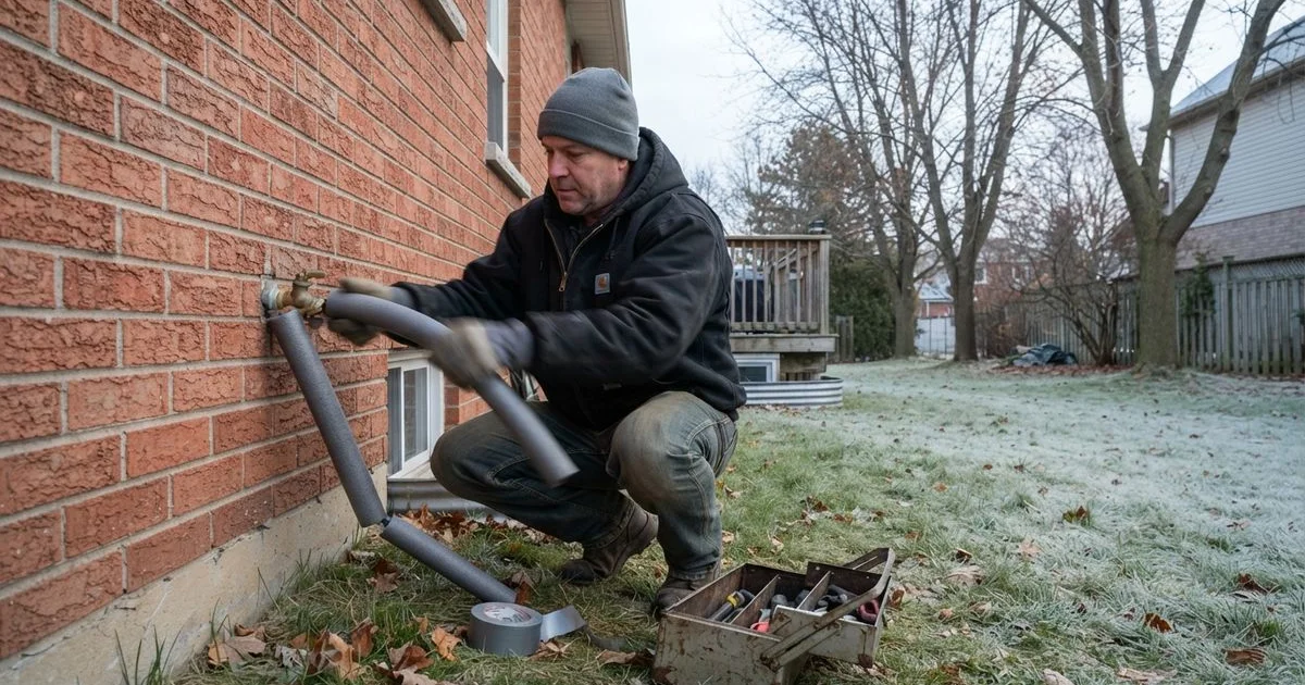 Winterizing your plumbing in Ontario: preventing frozen and burst pipes